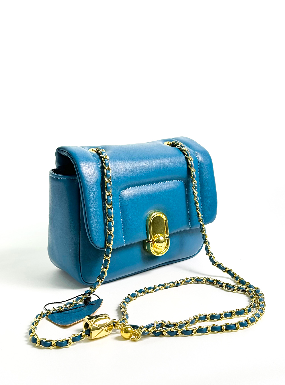 Luxurious Blue Handbag