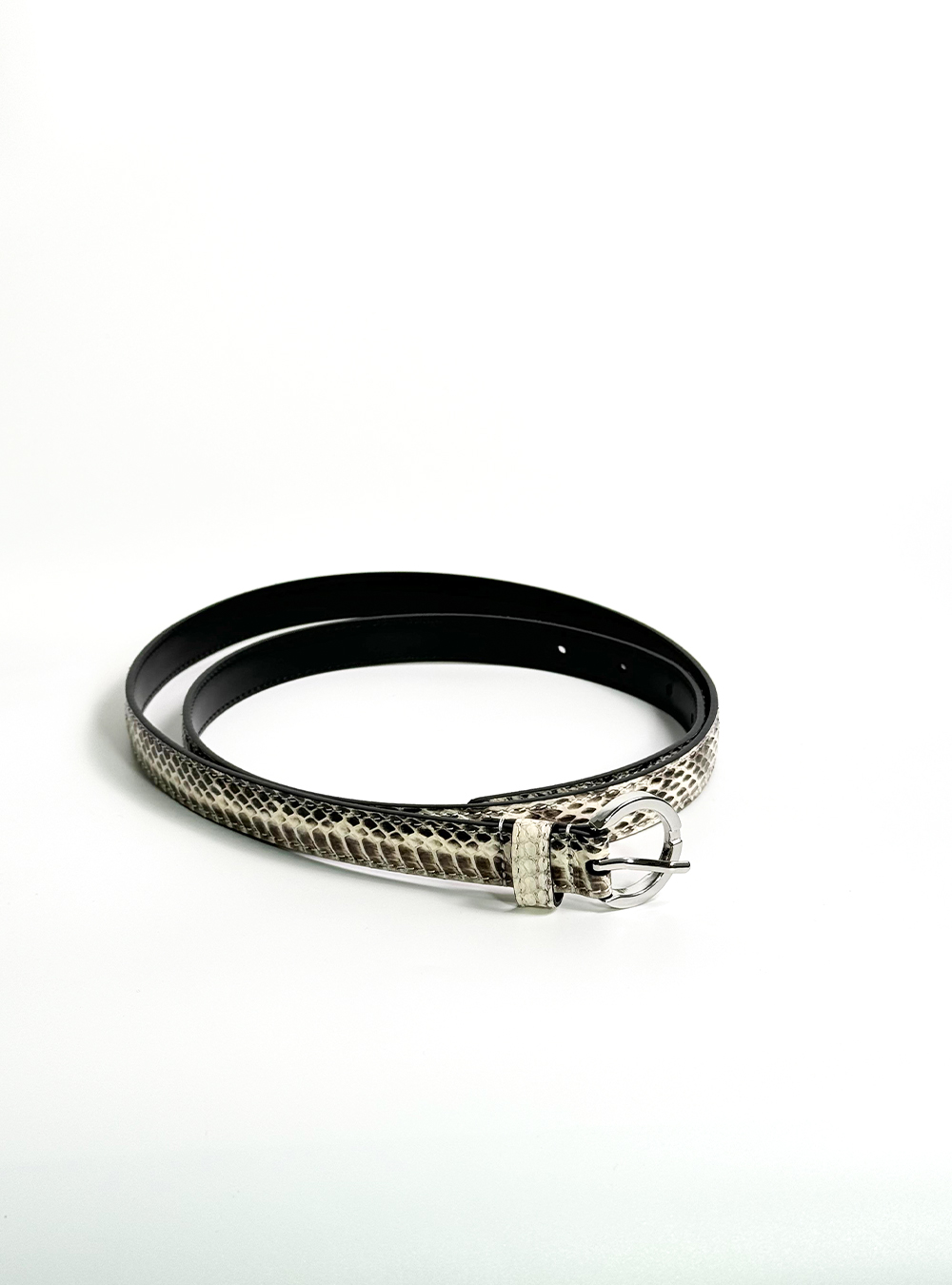 SNAKESKIN BELT