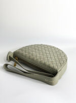 حقيبة يد من الجلد الطبيعي باللون الأخضر - الصورة 4