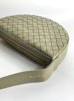 حقيبة يد من الجلد الطبيعي باللون الأخضر - الصورة 6