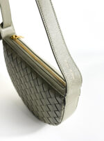 حقيبة يد من الجلد الطبيعي باللون الأخضر - الصورة 7