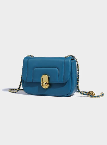 Luxury blue handbag