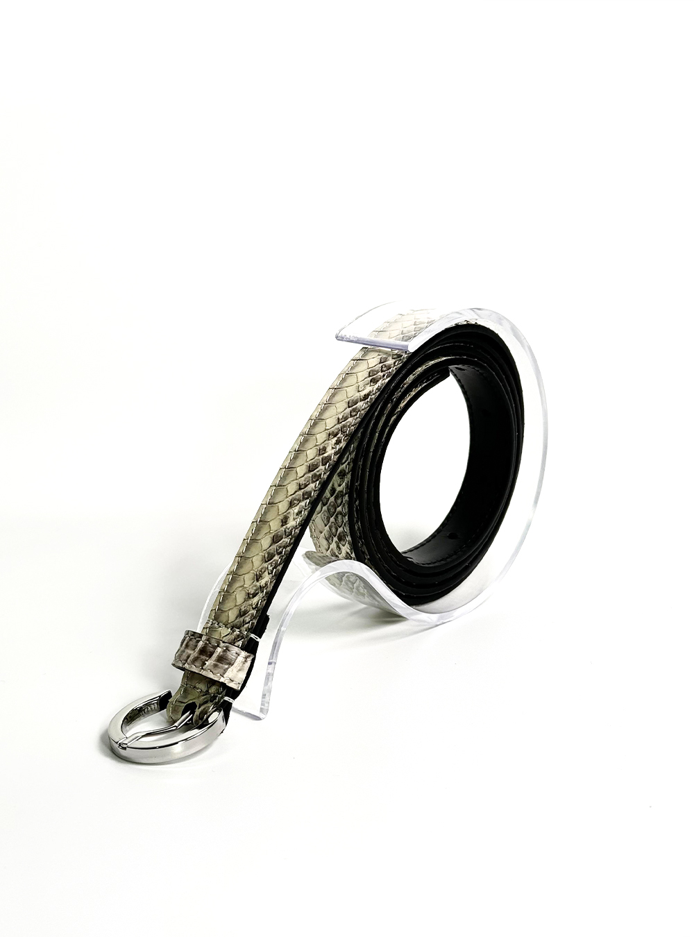 WHITE SNAKESKIN BELT 1 Snakeskin belt - Image 1