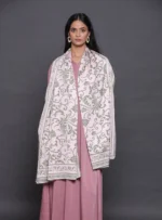 Scarf, light wooded rose