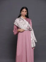 Scarf, light wooded rose - Image 3