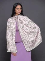 Scarf, light wooded rose - Image 4