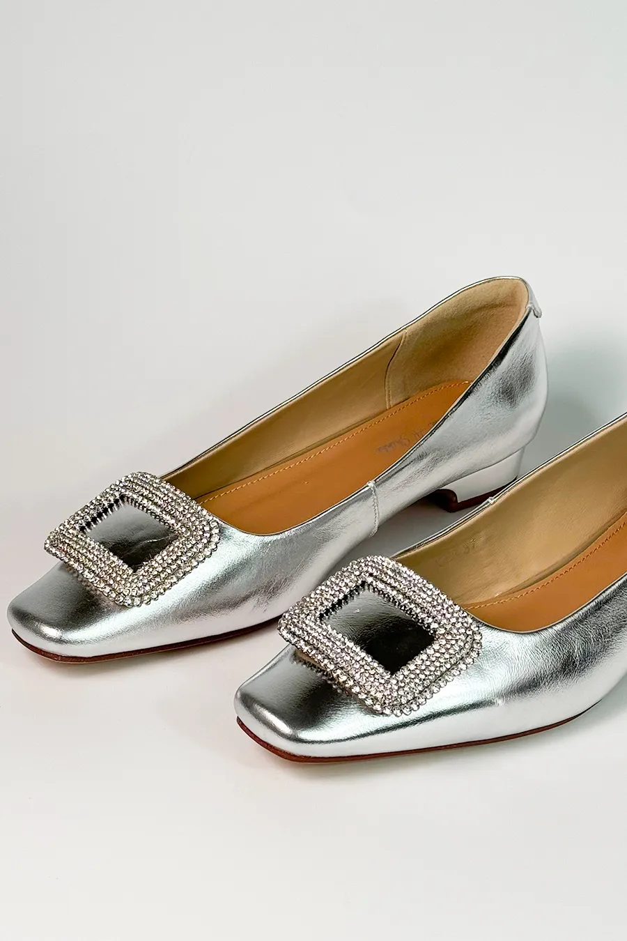 حذاء 1158 Shiny Leather Sneakers (Black-Silver) - Image 5