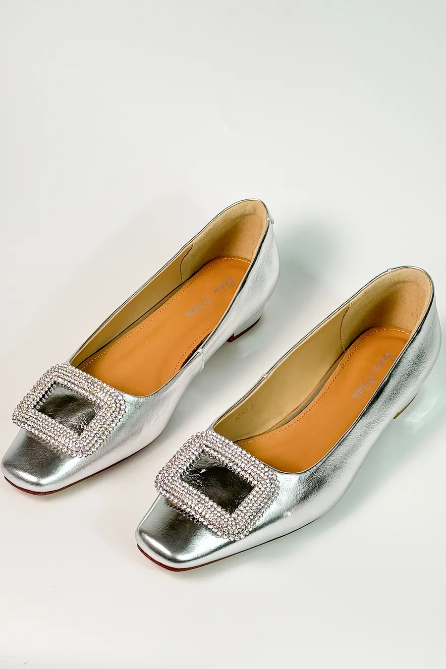 حذاء 2559 Shiny Leather Sneakers (Black-Silver) - Image 6