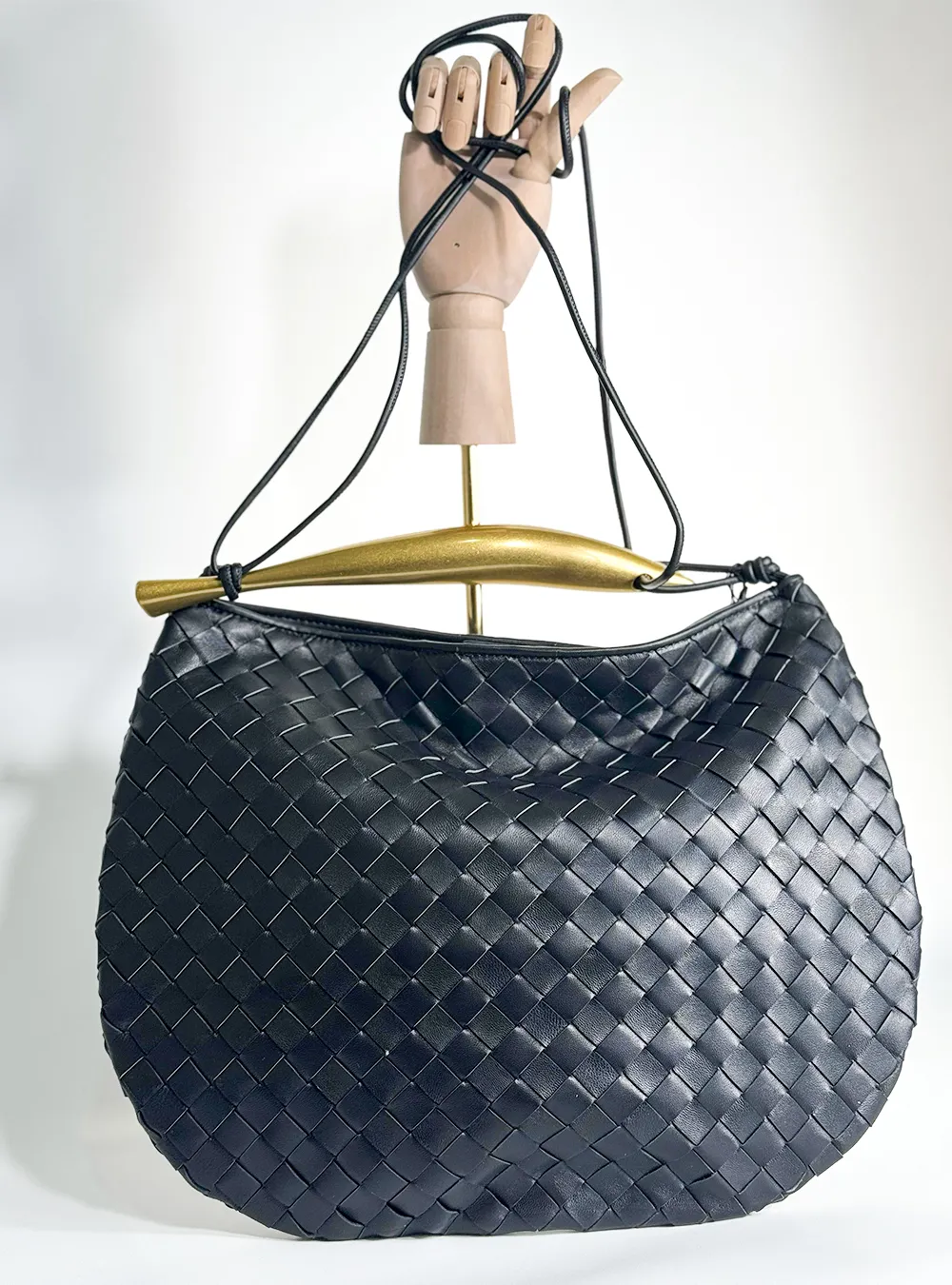 شنطة 11 Luxury black handbag made of genuine leather - Image 1