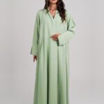 BS Plain with a glitch Abaya
