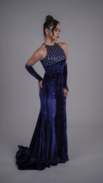 Velvet Mermaid Gown - Image 5