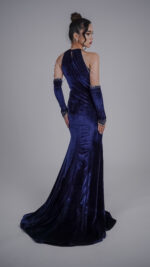 Velvet Mermaid Gown - Image 4