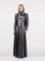 ⁦Metallic Silver Dress⁩ - الصورة ⁦2⁩