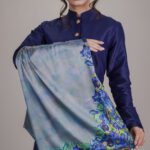 BS Irises Border Scarf