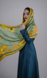 ⁦BS Gogh Sunflowers Scarf⁩ - الصورة ⁦2⁩