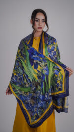BS Irises Garden Scarf