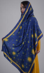 ⁦BS Gogh Starry Night Scarf⁩ - الصورة ⁦2⁩