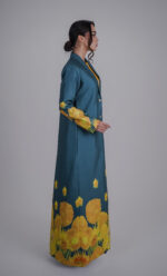 ⁦BS Sunflower Garden Abaya⁩ - الصورة ⁦3⁩