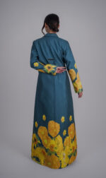 ⁦BS Sunflower Garden Abaya⁩ - الصورة ⁦4⁩