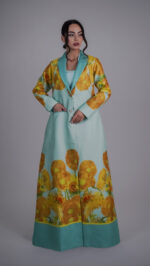 BS Gogh Sunflowers Abaya