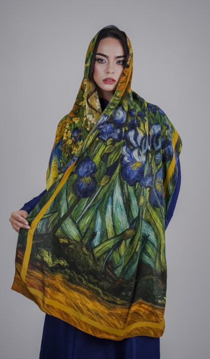 BS Gogh Irises Scarf