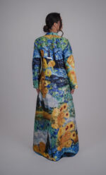 ⁦BS All Von Gogh Abaya⁩ - الصورة ⁦4⁩