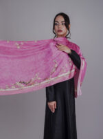 ⁦BS Pink Almond Blossoms Scarf⁩ - الصورة ⁦3⁩